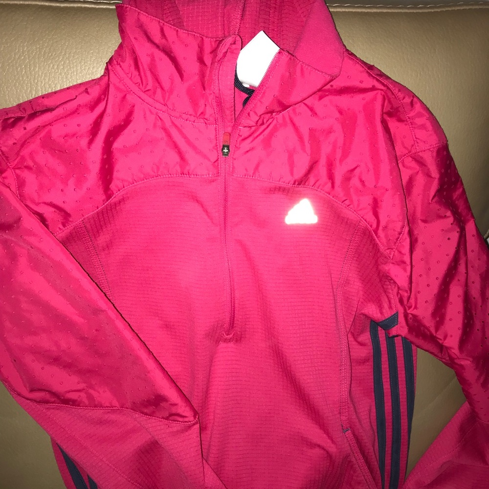 Adidas fleece hooded pullover